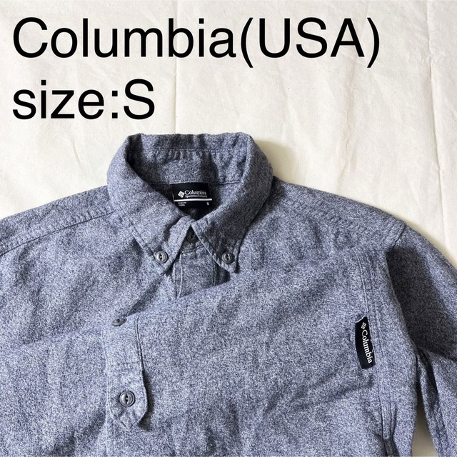 メンズColumbia(USA)ビンテージコットンフランネルシャツ