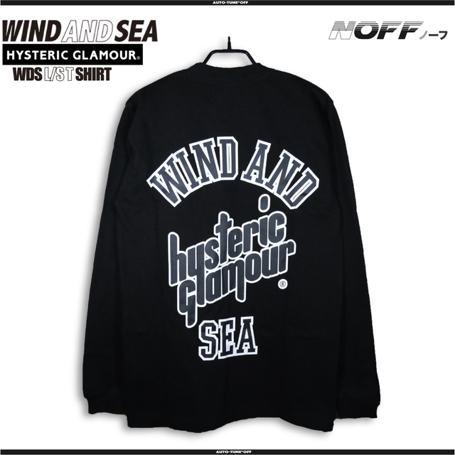 L WIND AND SEA × HYSTERIC GLAMOUR ロンT