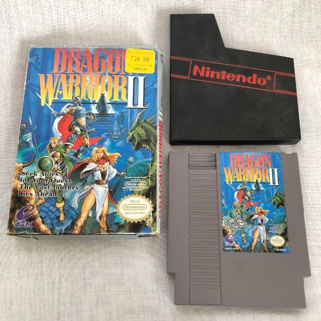 NES ドラゴンクエスト2 箱付き  DRAGON WARRIORⅡ ドラクエゲームソフト/ゲーム機本体