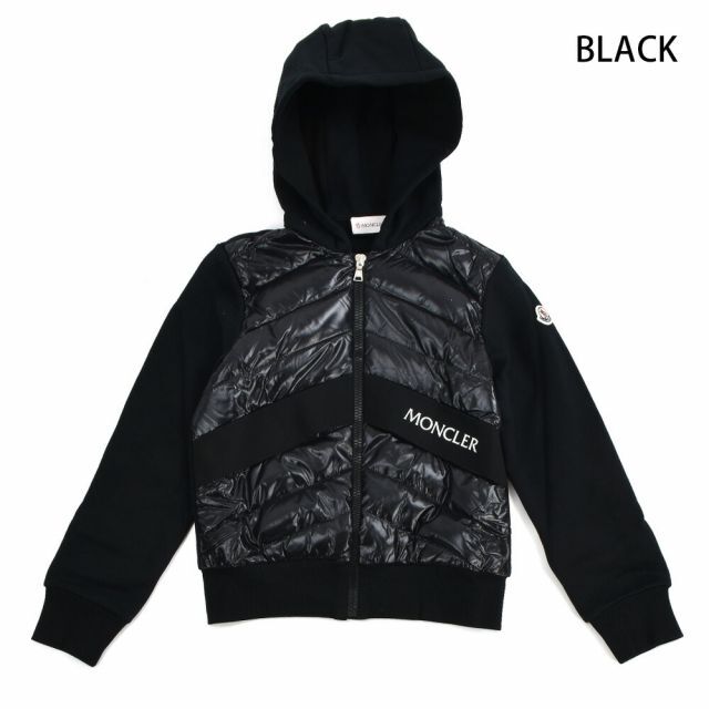 MONCLER - 【BLACK】モンクレール パーカー キッズの通販 by