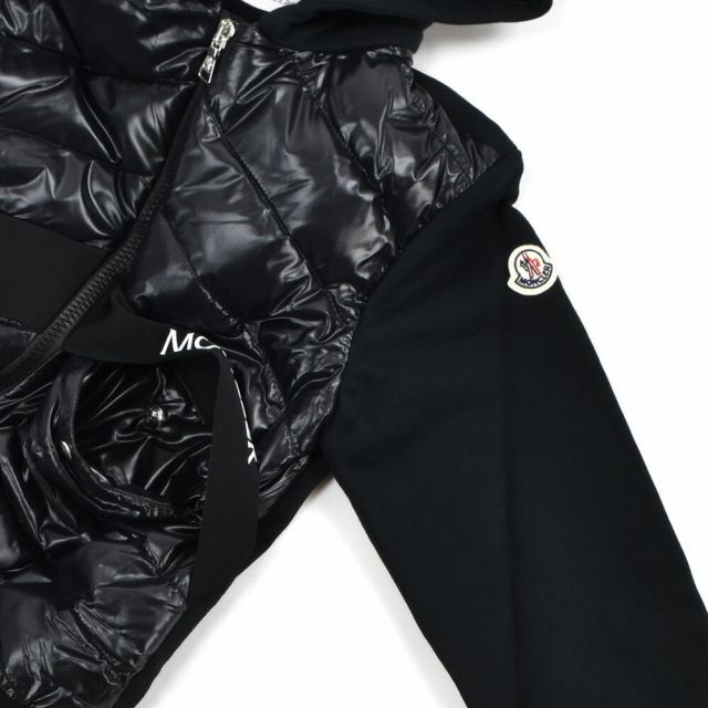 MONCLER(モンクレール)の【BLACK】モンクレール パーカー キッズ キッズ/ベビー/マタニティのキッズ服女の子用(90cm~)(ジャケット/上着)の商品写真