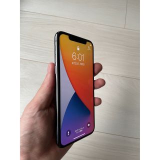 iPhoneX SIMフリー 256GB スペースグレー 箱 付属品 おまけ付