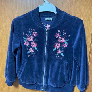 ブランシェス(Branshes)の花柄アウター美品♡110㎝(ジャケット/上着)