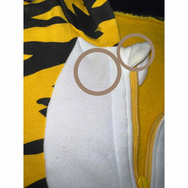 トラ ロンパース 70サイズ キッズ/ベビー/マタニティのベビー服(~85cm)(カバーオール)の商品写真