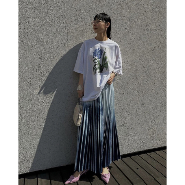 Ameri VINTAGE - AmeriVINTAGE UNEVEN DYEING PLEATS SKIRTの Ameri VINTAGE - AmeriVINTAGE UNEVEN DYEING PLEATS SKIRTの