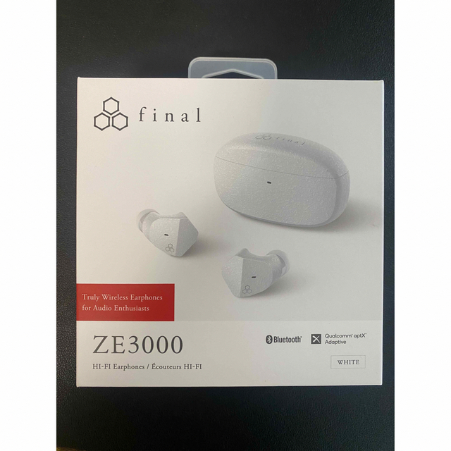 final フルワイヤレスイヤホン ZE3000 WHITE final フルワイヤレスイヤホン ZE3000 WHITE