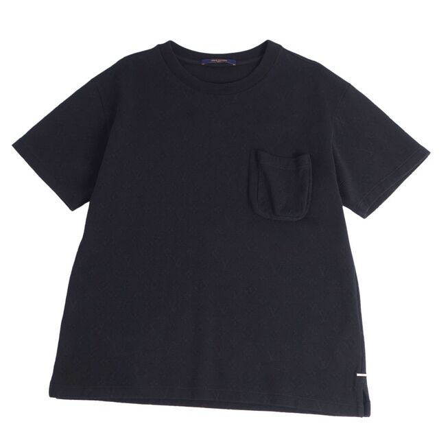 LOUIS VUITTON(ルイヴィトン)の極美品 ルイヴィトン LOUIS VUITTON Tシャツ シグネチャー3Dポケットモノグラム 22SS トップス メンズ M ブラック メンズのトップス(Tシャツ/カットソー(半袖/袖なし))の商品写真