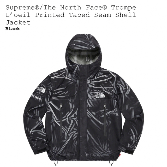 Supreme - 2023SS Sup/TNF Taped Seam Shell Jacket