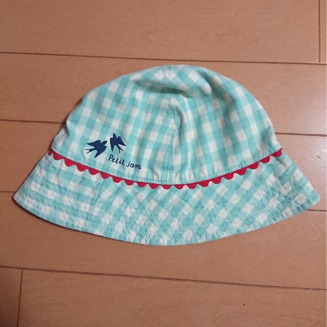 Petit jam(プチジャム)のプチジャム 帽子 サイズ52 リバーシブル 幼児 petit jam キッズ/ベビー/マタニティのこども用ファッション小物(帽子)の商品写真