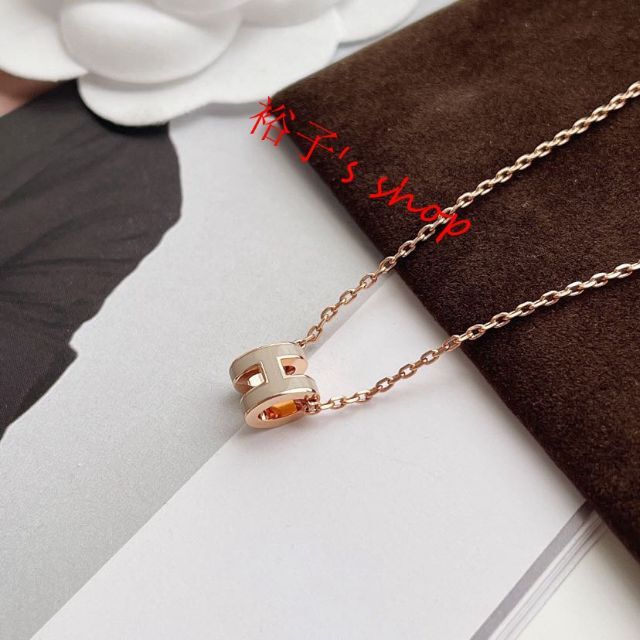 送料無料/新品】 Hermes ネックレス マロングラッセ ミニポップH