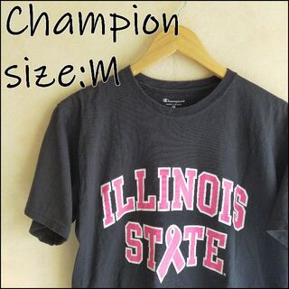 チャンピオン(Champion)のChampion ILLINOIS カレッジロゴ プリント ビッグ Tシャツ(Tシャツ(半袖/袖なし))