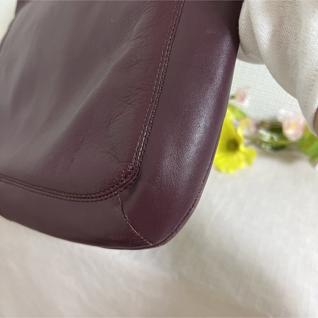 COACH - コーチ 本革 リアルレザー ショルダーバッグ ボルドーの通販