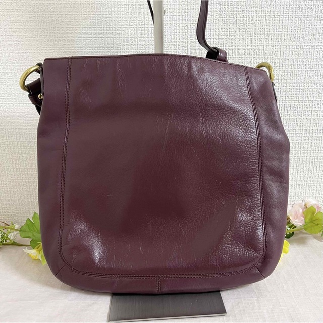 COACH - コーチ 本革 リアルレザー ショルダーバッグ ボルドーの通販