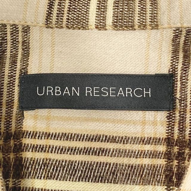 URBAN RESEARCH　　　　ブラウン系　　　モールチェックオーバーシャツ 6