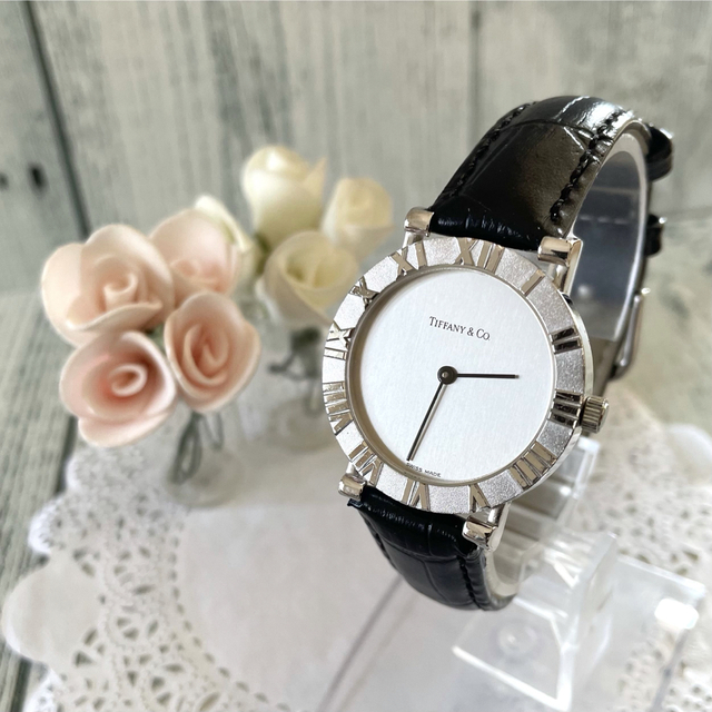 Tiffany & Co. - 【美品】TIFFANY&Co ティファニー アトラス 腕時計