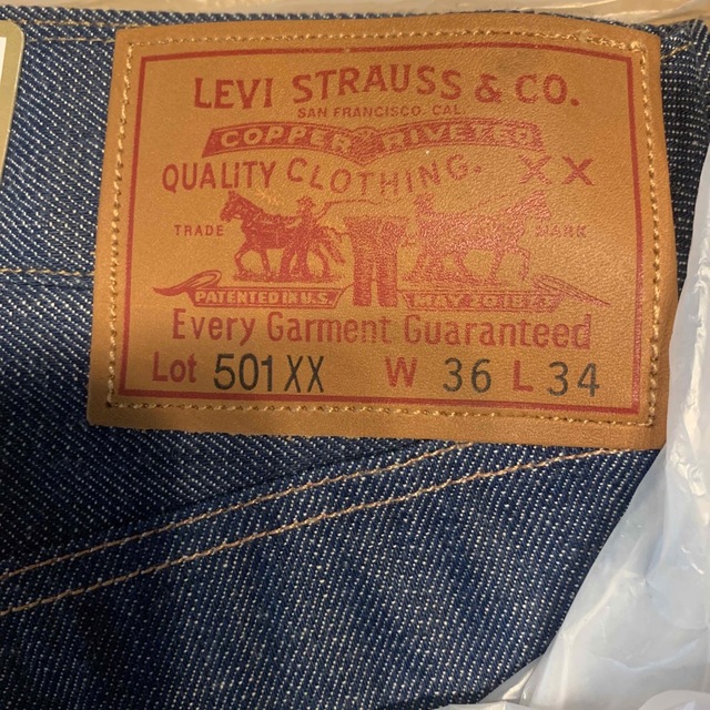 新品 W34 世界501本限定LEVI'S WHITE OAK 1901 501-