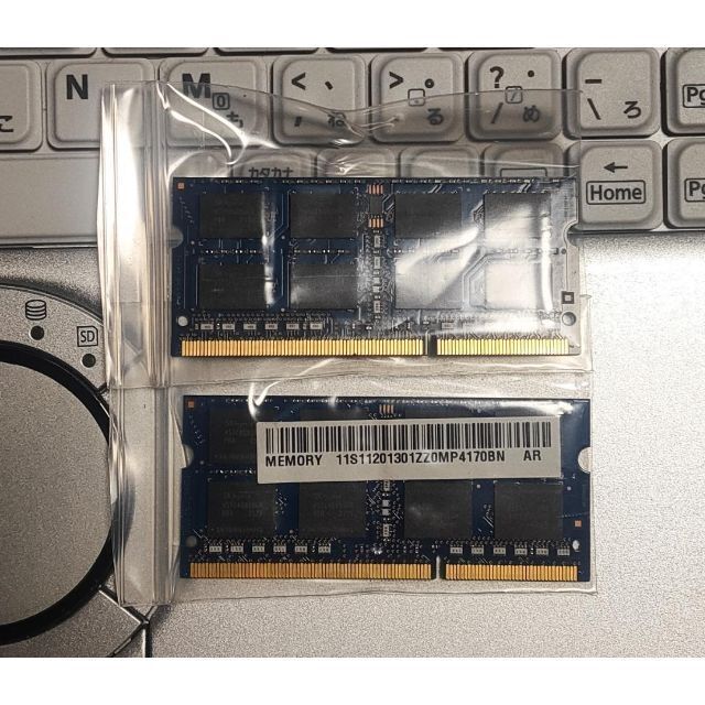 SO-DIMM DDR3L　1600MHz　8GB×2　SKhynix