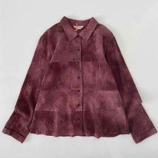 ネストローブ(nest Robe)のCotton House Aya コットンハウスアヤ 先染め 花柄 刺繍シャツ(シャツ/ブラウス(長袖/七分))