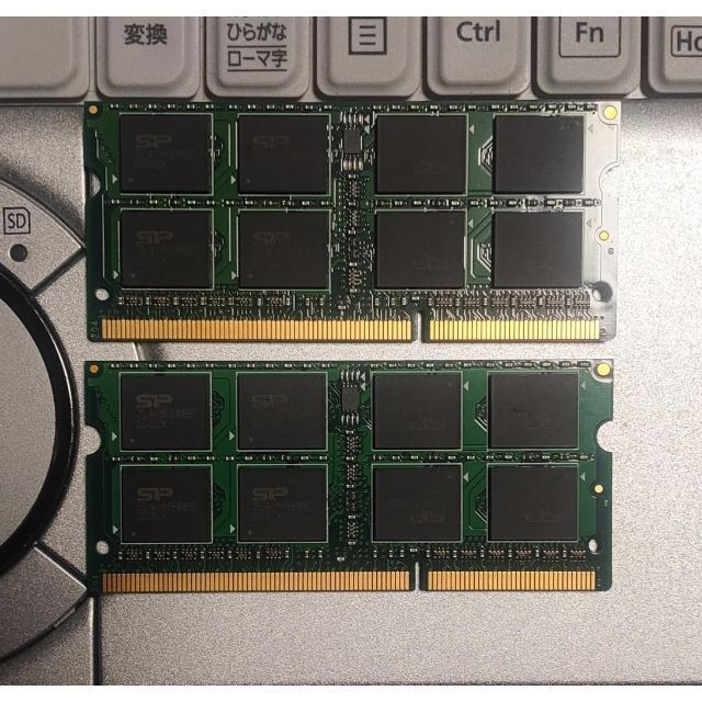 SO-DIMM DDR3L　1600MHz　8GB×2　シリコンパワー 1