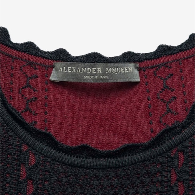 Alexander McQueen(アレキサンダーマックイーン)のALEXANDER McQUEEN マックイーン レースワンピース  レディースのワンピース(ひざ丈ワンピース)の商品写真