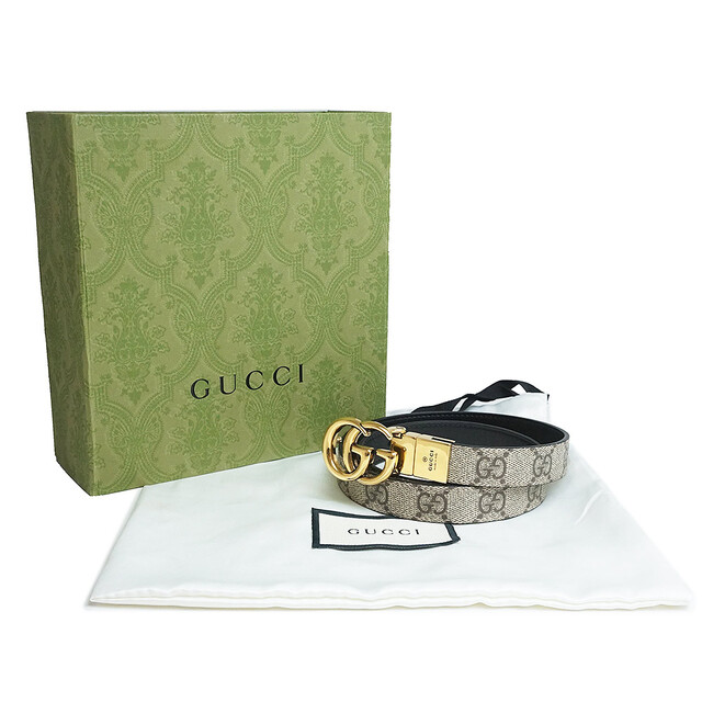 Gucci - グッチ GGマーモント リバーシブル ベルト #70 GGスプリーム ...