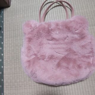 ピンクハウス(PINK HOUSE)の美品　青木美沙子コラボくまバッグ（ピンク）(トートバッグ)