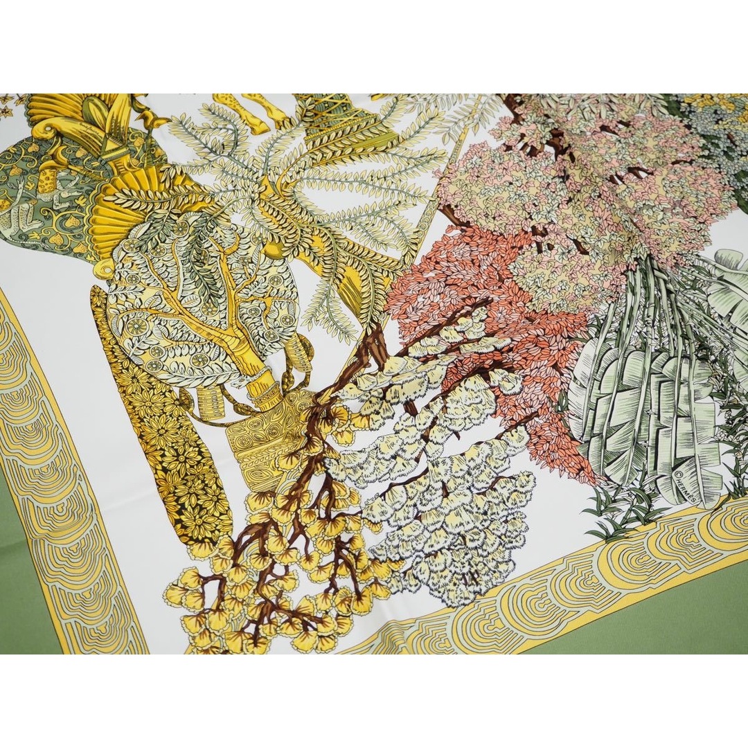 Hermes - HERMES エルメス カレ90 スカーフ LES LEJENDES DE L'ARBRE