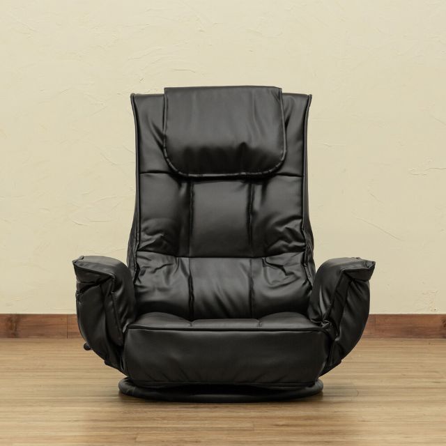 SKB ZCLV　座椅子　1脚　ブラック　リクライニングチェア インテリア/住まい/日用品の椅子/チェア(座椅子)の商品写真