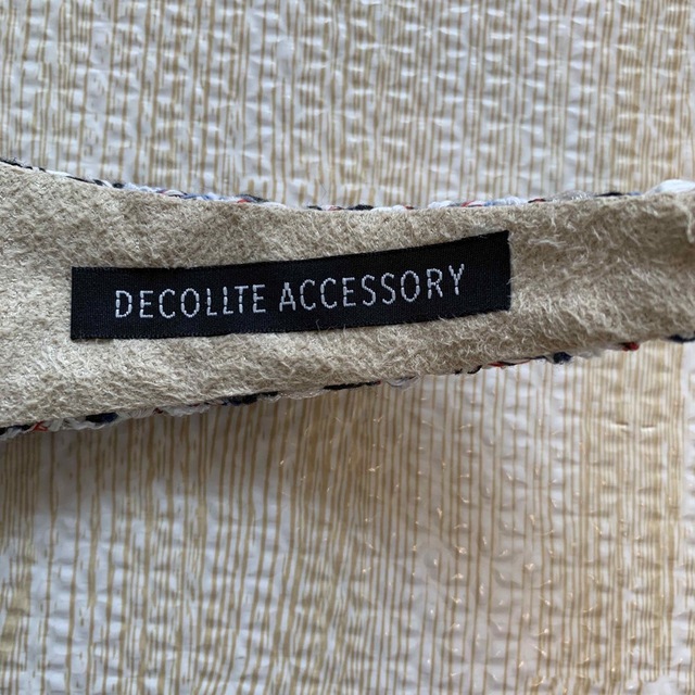 新品　decollet accessory  ツイードヘアバンド 2