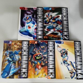 カプコン(CAPCOM)のロックマンX コミック５冊セット(アート/エンタメ)