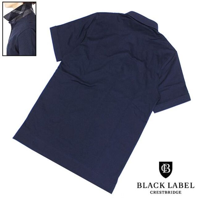 BLACK LABEL CRESTBRIDGE(ブラックレーベルクレストブリッジ)のM 新品 ブラックレーベル クレストブリッジ エンブレム刺繍 半袖ポロシャツ メンズのトップス(ポロシャツ)の商品写真