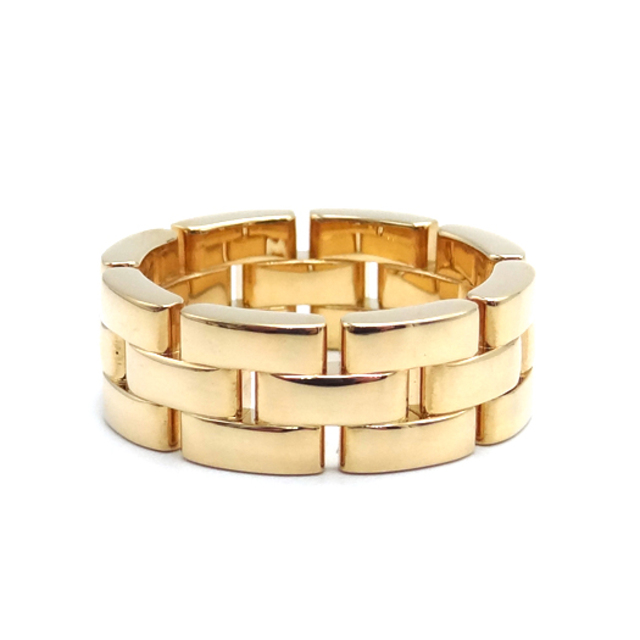 Cartier カルティエ 2Cリング スリーゴールド 指輪 #53 約13号
