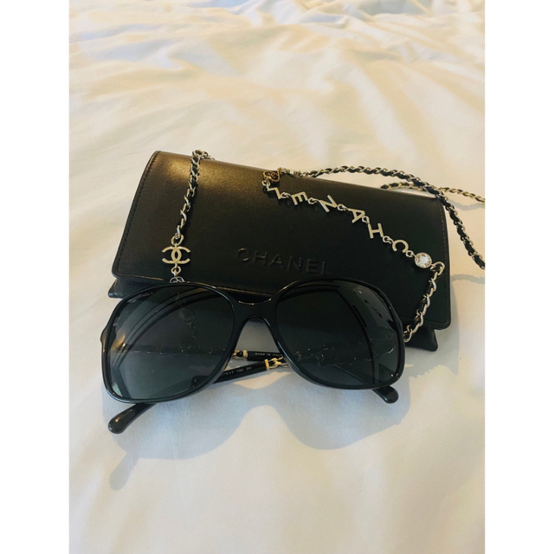 未使用】完売!CHANELチェーンスクエアシェイプアイウェア