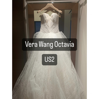 ヴェラウォン(Vera Wang)の【値下げ交渉可】US2 Vera Wang Octavia(ウェディングドレス)