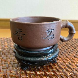 【超高級】【希少】中国で購入　宣興　紫泥  茶杯　茶器　茶壺 送料無料！(陶芸)