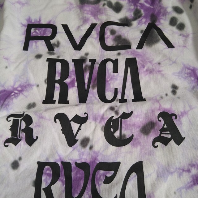 RVCA(ルーカ)のRVCA ルーカ タイダイTシャツ パープル系 Ｍサイズ メンズのトップス(Tシャツ/カットソー(半袖/袖なし))の商品写真