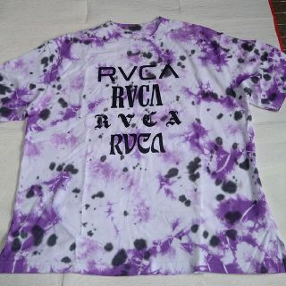 ルーカ(RVCA)のRVCA ルーカ タイダイTシャツ パープル系 Ｍサイズ(Tシャツ/カットソー(半袖/袖なし))