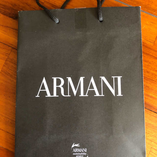 Armani(アルマーニ)のアルマーニ　紙袋 レディースのバッグ(ショップ袋)の商品写真