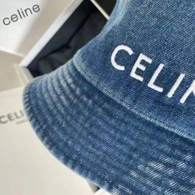 週末限定直輸入♪ 専用 箱付き CELINE セリーヌ バケットハット サイズ