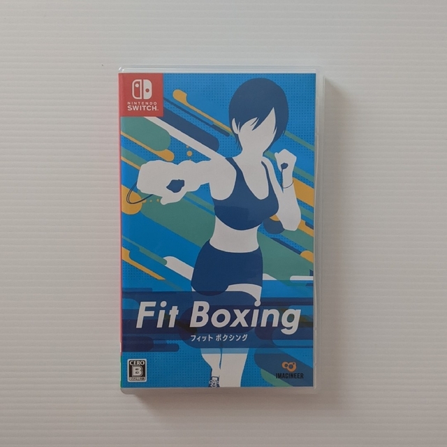 Nintendo Switch(ニンテンドースイッチ)のFit Boxing ＋コントローラーグリップ（黒＆黒）　Switch エンタメ/ホビーのゲームソフト/ゲーム機本体(家庭用ゲームソフト)の商品写真