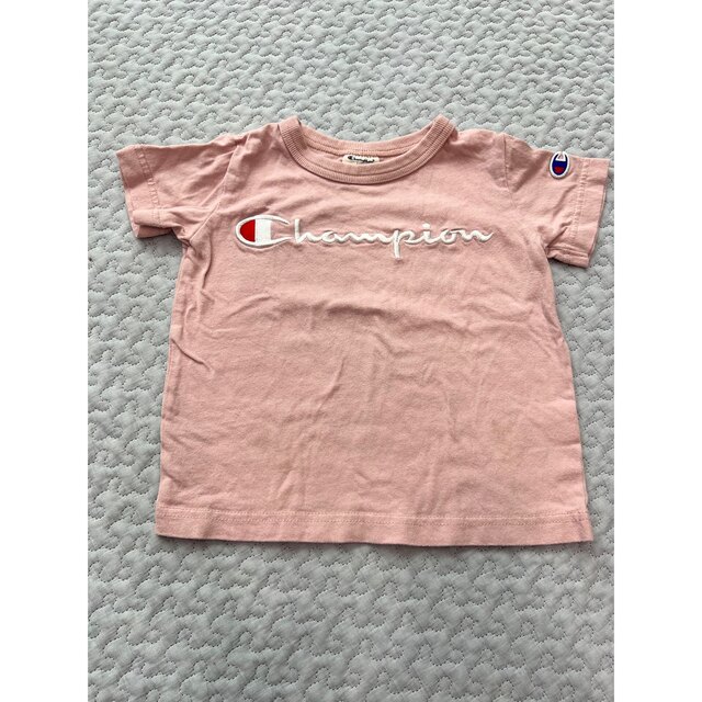 Right-on(ライトオン)のchampion チャンピオン　Tシャツ　半袖　100 キッズ キッズ/ベビー/マタニティのキッズ服女の子用(90cm~)(Tシャツ/カットソー)の商品写真