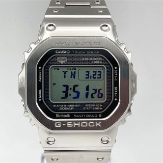 ジーショック(G-SHOCK)のG-SHOCK フルメタル シルバー GMW-B5000D-1JF 電波ソーラー(腕時計(デジタル))