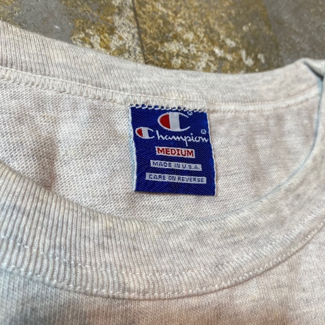 Champion(チャンピオン)の90s チャンピオン tシャツ USA製 M グレー メンズのトップス(Tシャツ/カットソー(半袖/袖なし))の商品写真