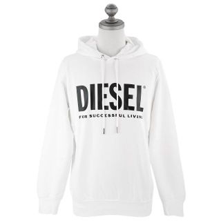 ディーゼル(DIESEL)のフーディー DIESEL 00SAQJ 0BAWT ホワイト Mサイズ(パーカー)