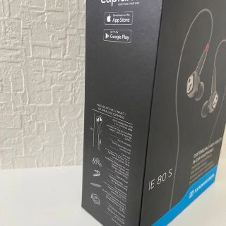 SENNHEISER ゼンハイザー IE80S イヤホン ブラック 黒の通販 by まっき