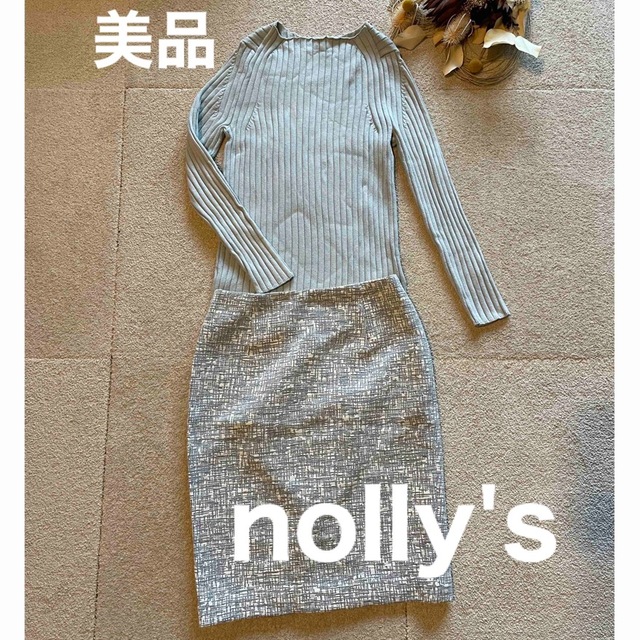 NOLLEY'S(ノーリーズ)の【美品】ノーリーズ　タイトスカート　36 レディースのスカート(ひざ丈スカート)の商品写真