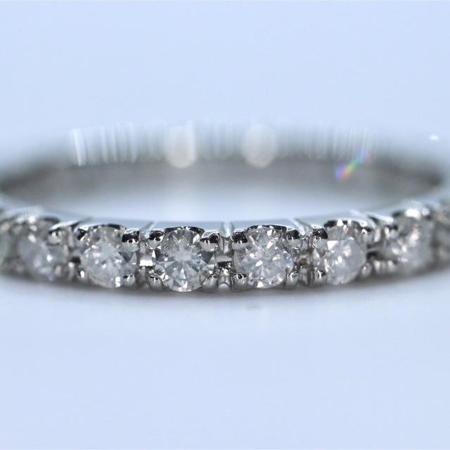 HOT人気 pt900 エタニティダイヤモンドリング 0.50ct 9号 の通販 by