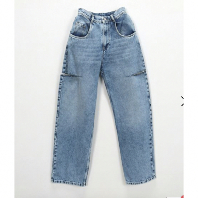 Maison Margiela 5 pockets cut out　denim