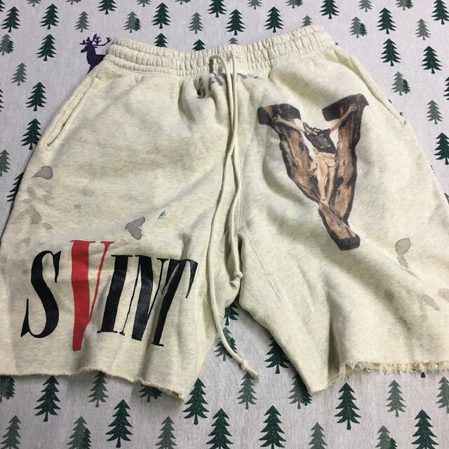 Saint Michael X VLone Sweat Shorts ショートパンツ | endageism.com