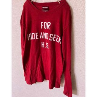 ハイドアンドシーク(HIDE AND SEEK)のHIDE AND SEEK ハイアンドシーク ロゴプリント ロンT(Tシャツ/カットソー(七分/長袖))